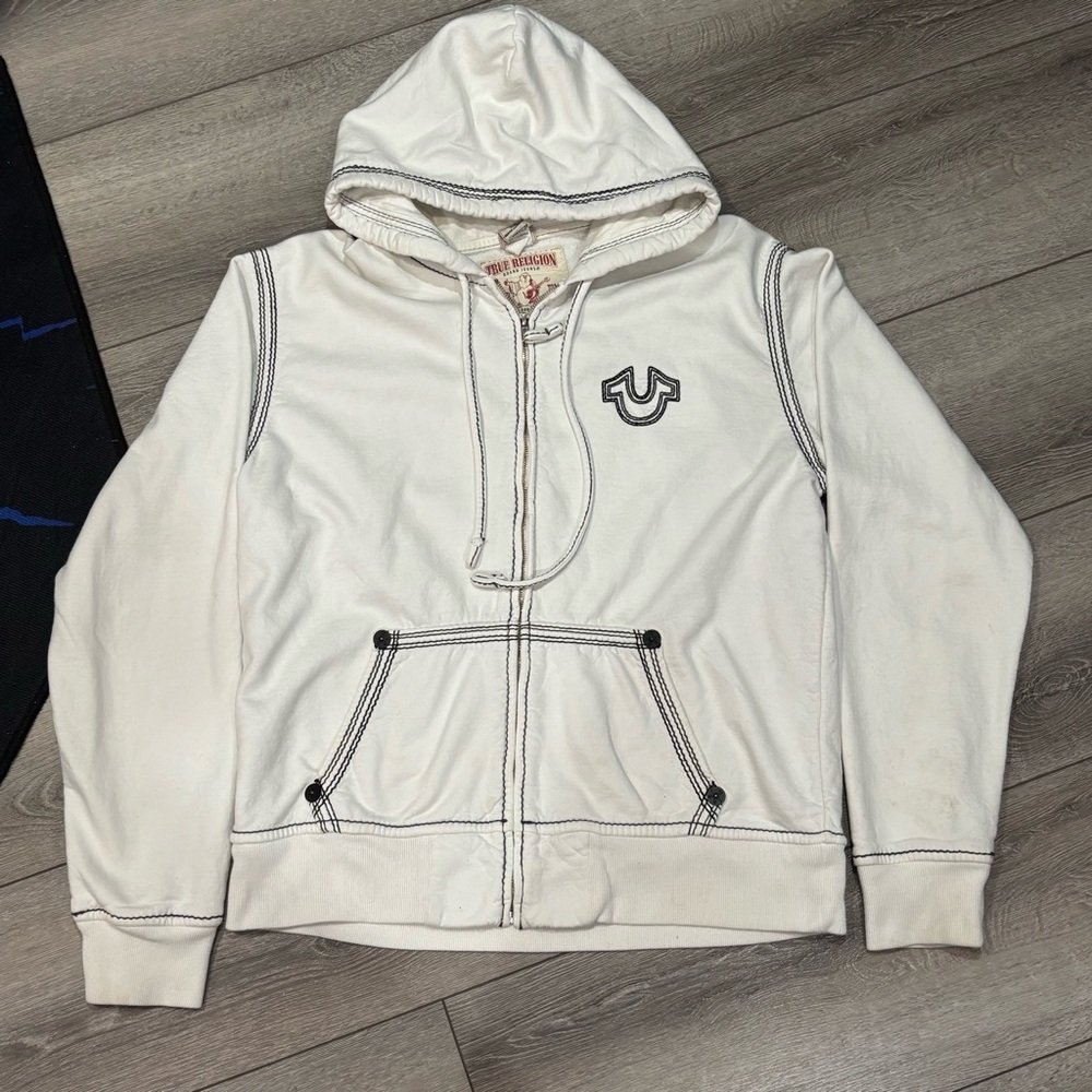 Vintage true religion big QT hoodie